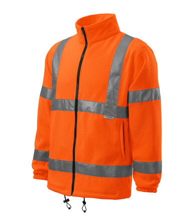 HV Fleece Jacket - Fleece unisex (fluorescenčná oranžová)